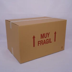 caja grande de carton doble